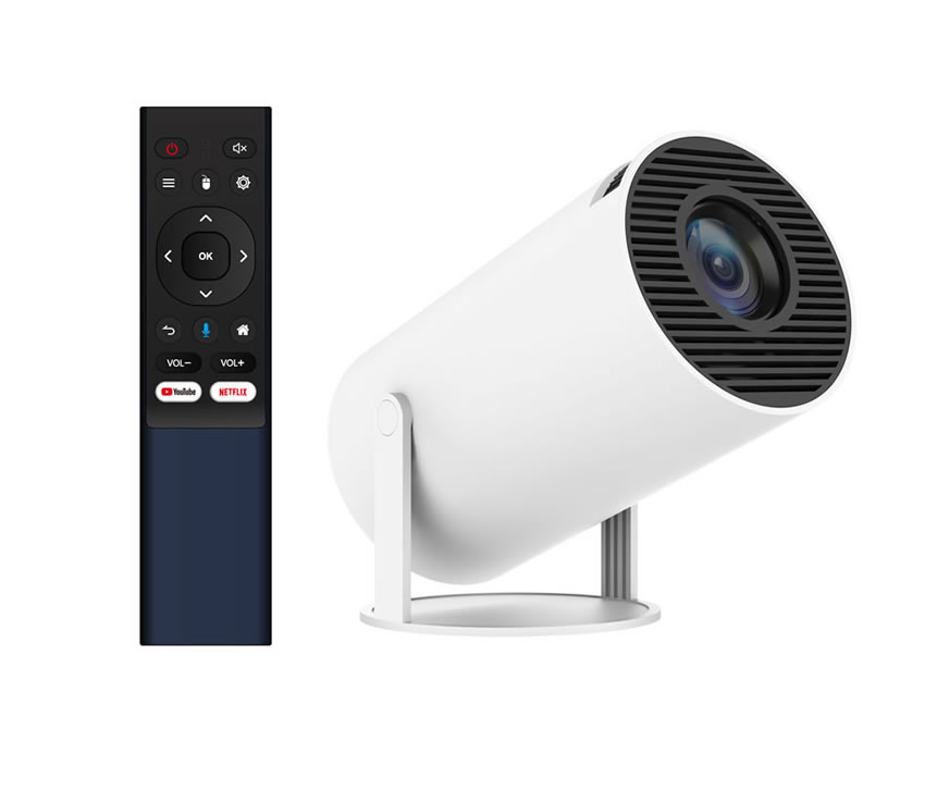 ISMARTX10 Kurzdistanz Intelligenter Projektor, Android 13 HD Heimprojektor, 720P Großbild Leiser Heimkino Projektor, Tragbarer Projektor für Gaming und Videos