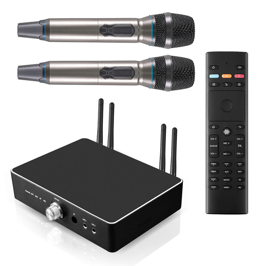 Amplificador de karaoke todo en uno iHomeLife HLQ 600W