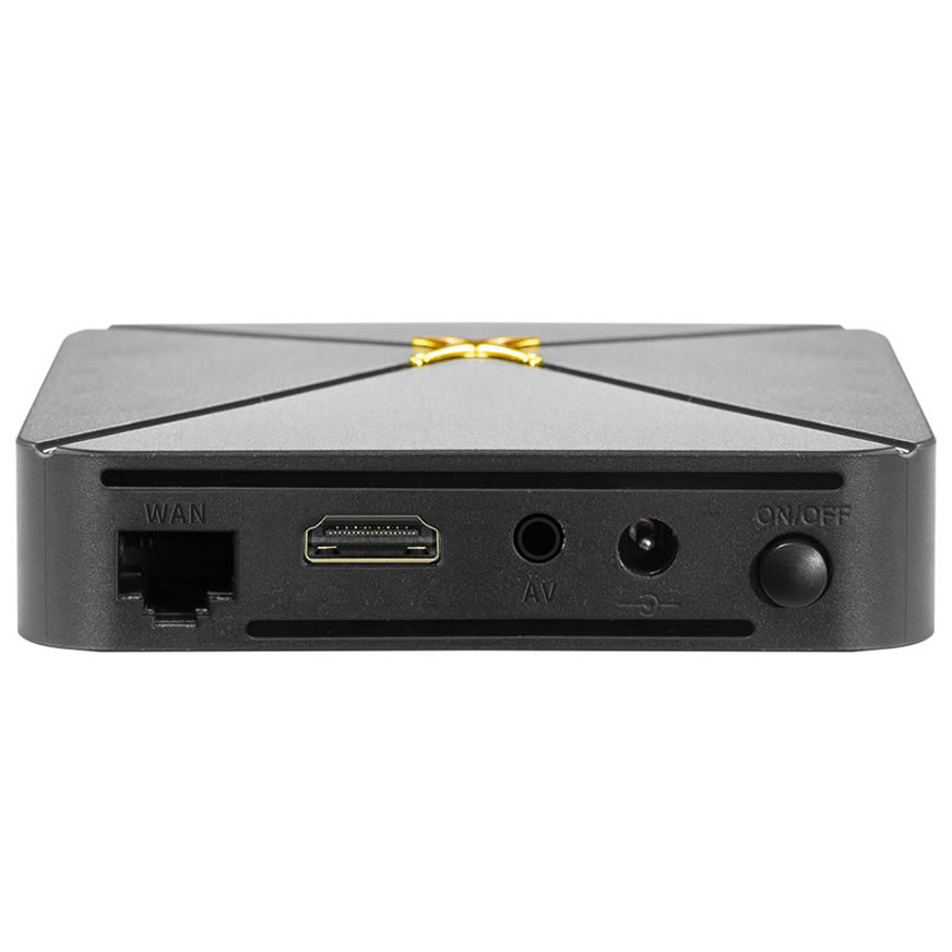 Boîte TV Réseau HLQ-PLUS, Processeur Quad-Cœur Premium Amlogic S905X3 1,8GHz, 2GB DDR4+8GB/32GB/64GB eMMC, WiFi Double Bande & Bluetooth, Décodage 4K@60fps HDR10, Lecteur Intelligent Android 9.0-14